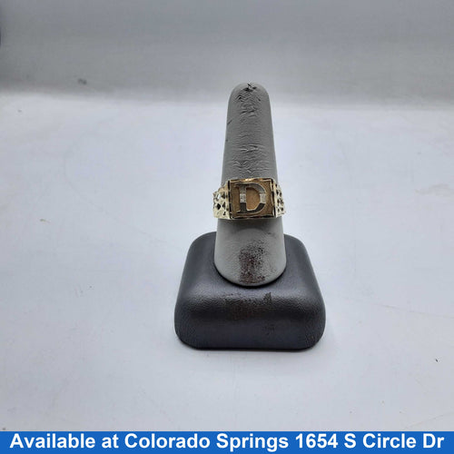 Men's Ring - Yellow Gold 10k (.417) 3.6 grams Size 10