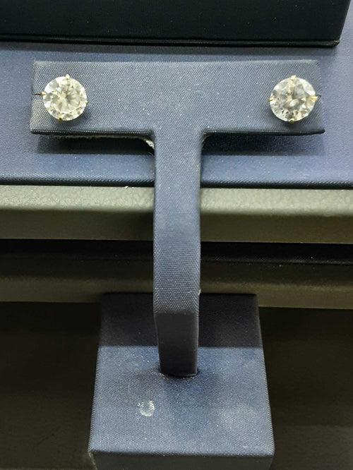 Double Stud Earring - Yellow Gold 14k (.585) 1.7 grams