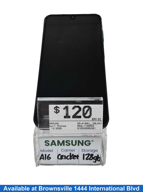 Samsung Sm-a166u__galaxy A16 5g 128 Gb Black Smart Phone