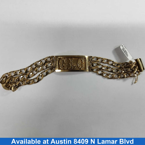 ID Bracelet - Yellow Gold 10k (.417) 43 grams 6 inch