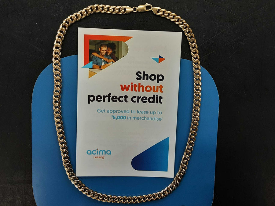 Cuban Link Chain - Yellow Gold 10k (.417) 31 grams 22 inch