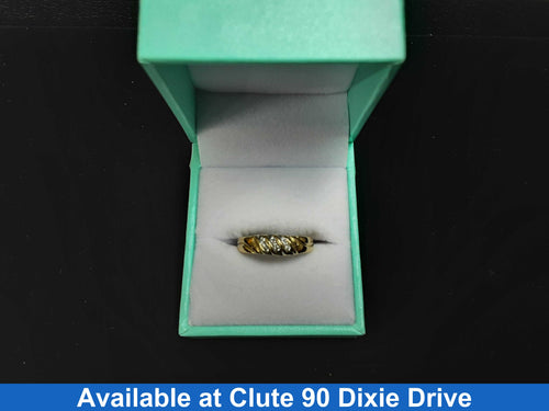 Women's Ring - Yellow Gold 10k (.417) 1.9 grams Size 7.5