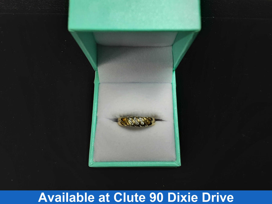 Women's Ring - Yellow Gold 10k (.417) 1.9 grams Size 7.5