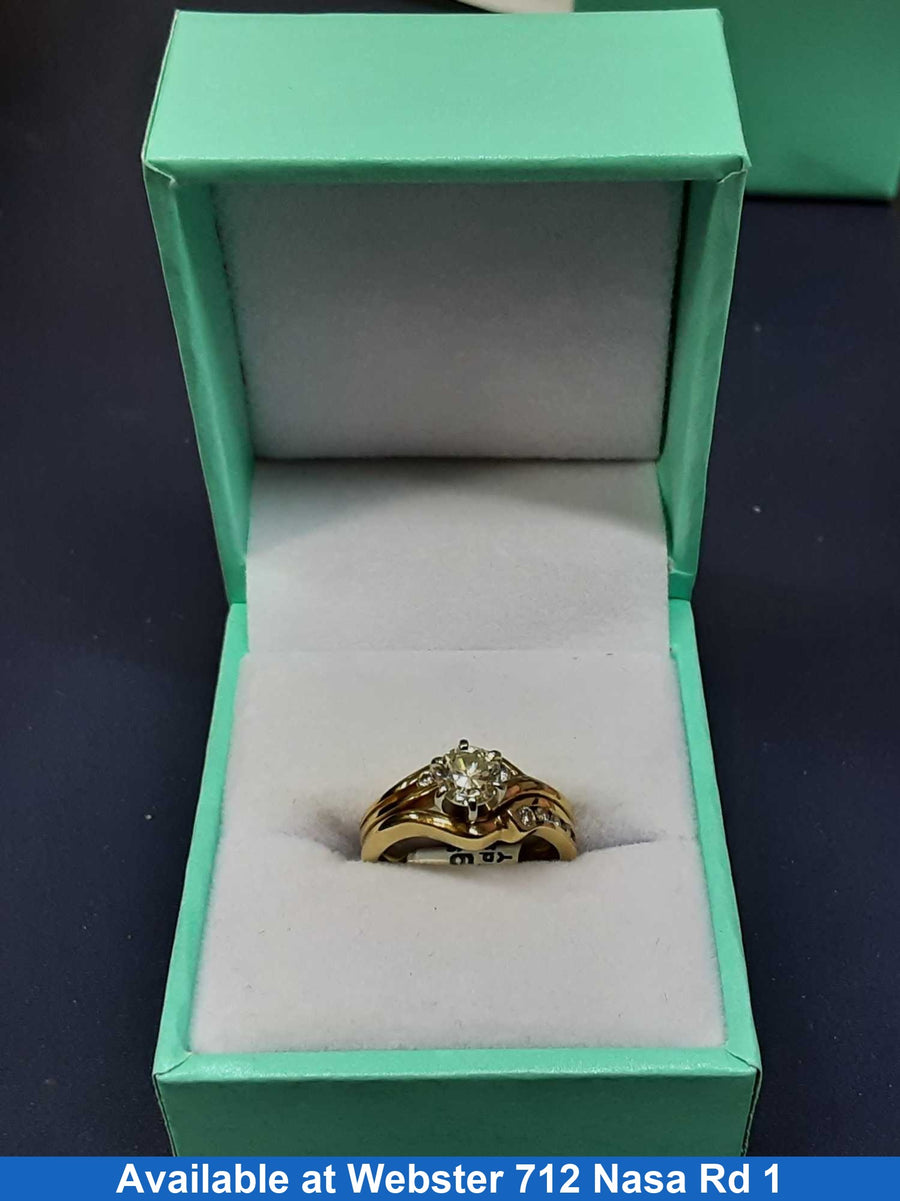 Ring - Wedding Band - Yellow Gold 14k (.585) 4.7 grams Size 7