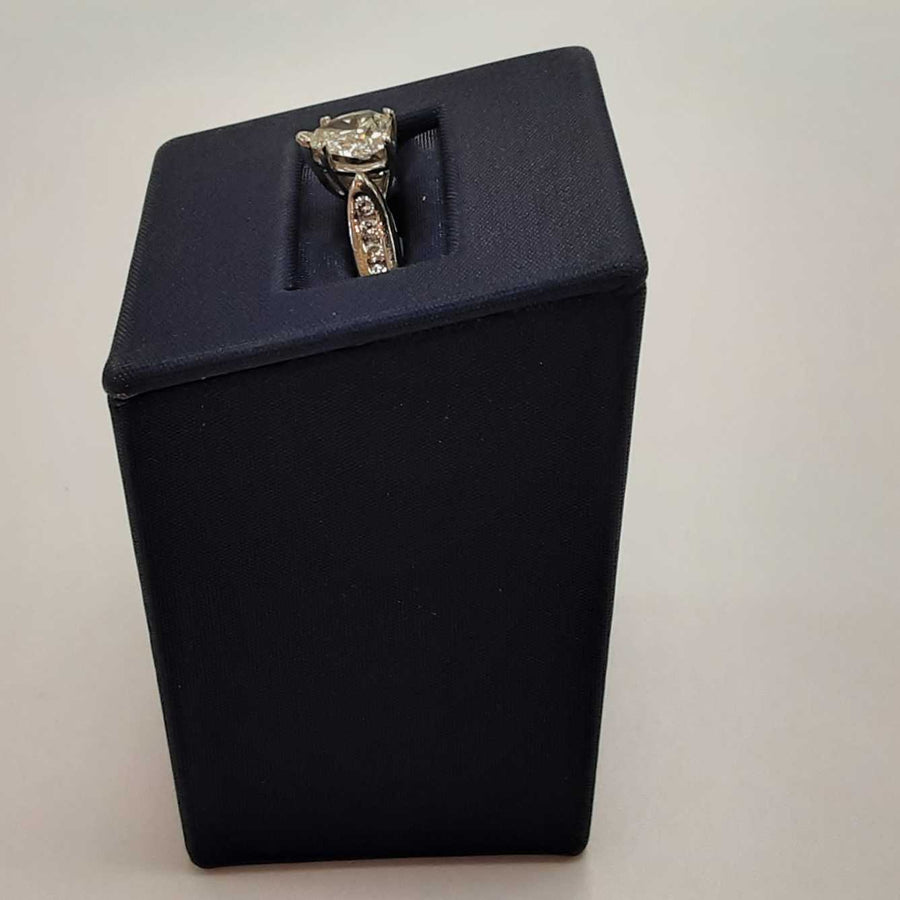 Ring - Wedding Set - White Gold 14k (.585) 4.6 grams Size 10