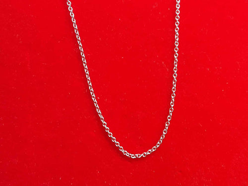 Link Chain - White Gold 14k (.585) 1.8 grams 18 inch