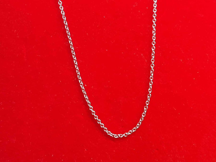 Link Chain - White Gold 14k (.585) 1.8 grams 18 inch