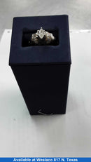 Women's Ring - Anniversary - White Gold 10k (.417) 5.3 grams Size 9.5