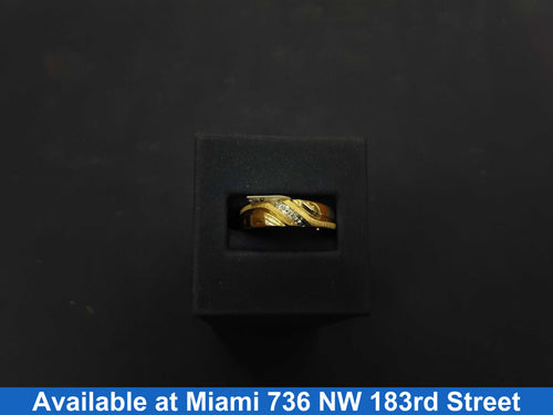 Ring - Wedding Band - Yellow Gold 10k (.417) 3 grams Size 12
