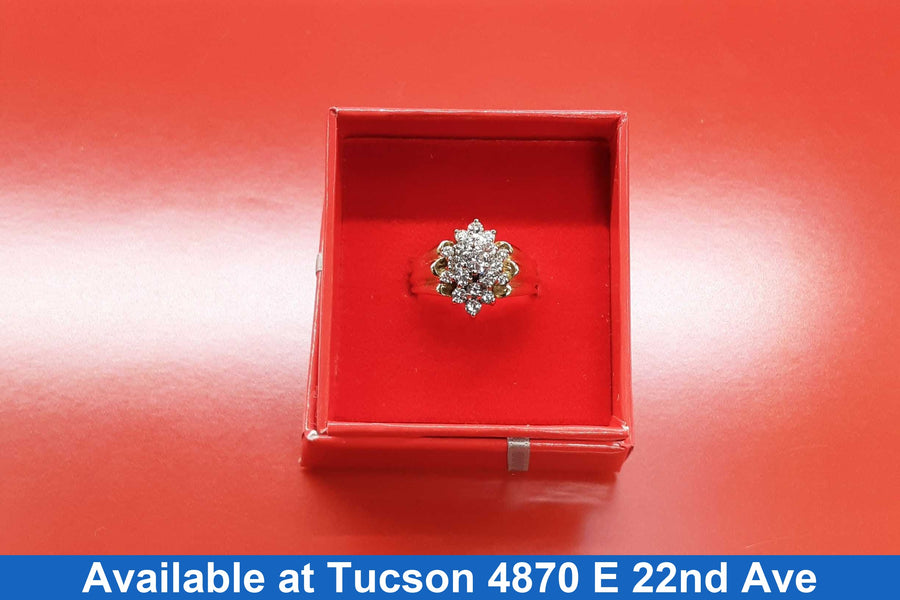 Women's Ring - Yellow Gold 14k (.585) 7.5 grams Size 7.5