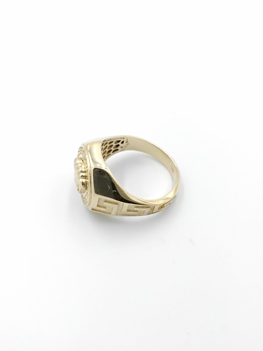 Men's Ring - Yellow Gold 14k (.585) 7.4 grams Size 10.5