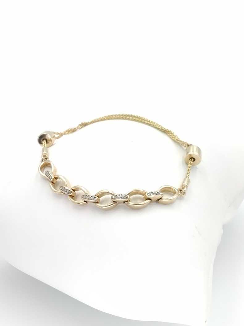 Figaro Bracelet - Yellow Gold 10k (.417) 6 grams 7 inch