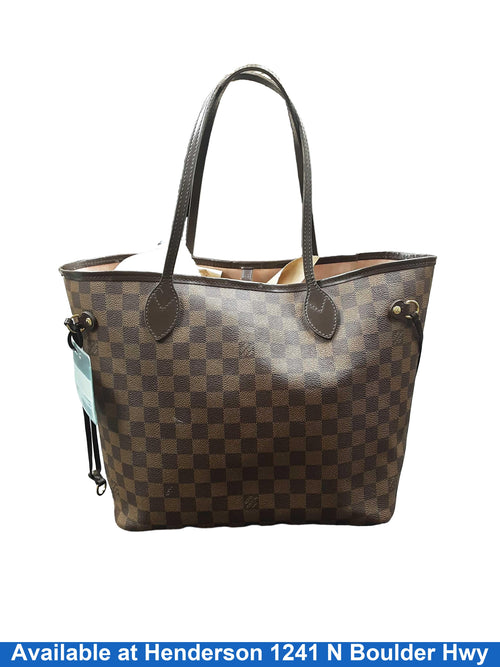 Louis Vuitton Neverfull Mm Brown Purse / Handbag