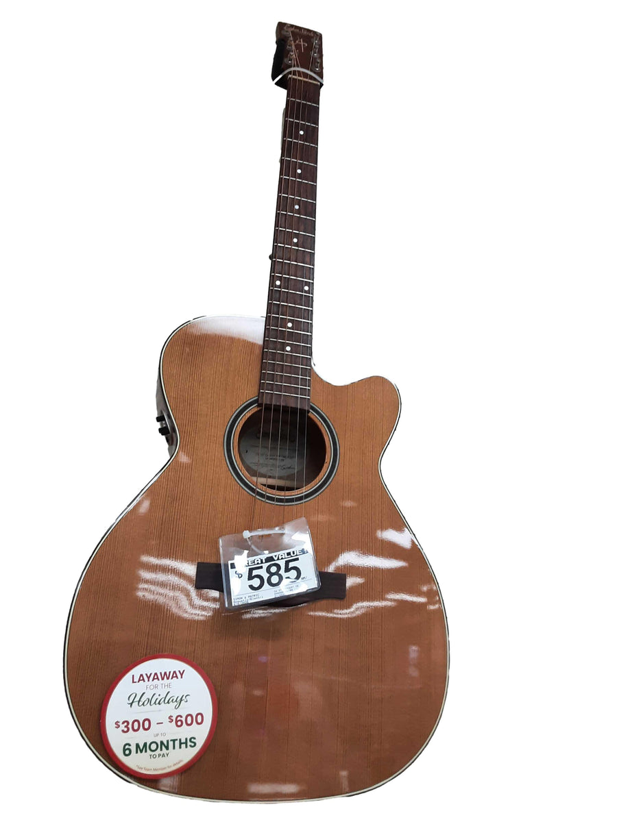 Simon & Patrick Luthier Cw Gt Concert Cedar Qit Brown Acoustic / Electric Classic Guitar