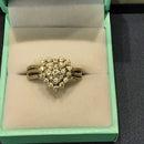 Women's Ring - White Gold 10k (.417) 6.3 grams Size 5.5