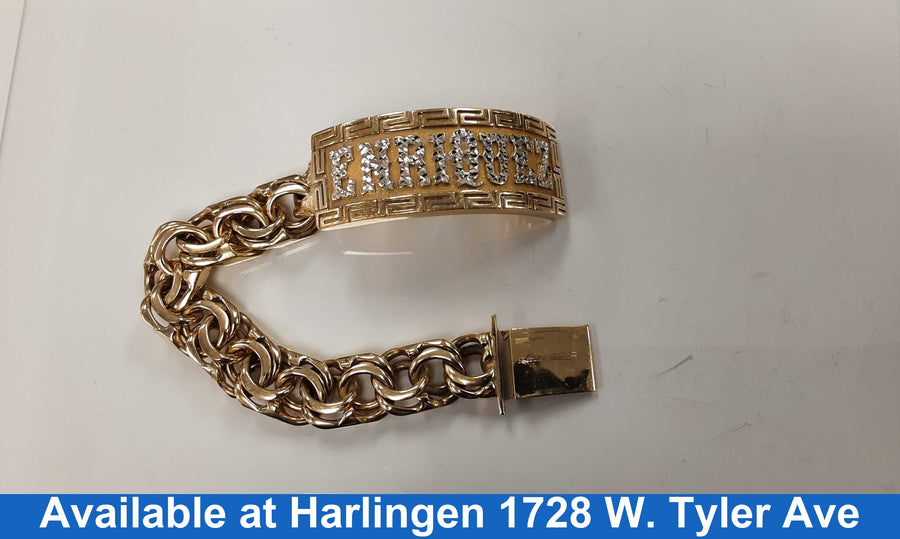 ID Bracelet - Yellow Gold 10k (.417) 123.7 grams 10 inch