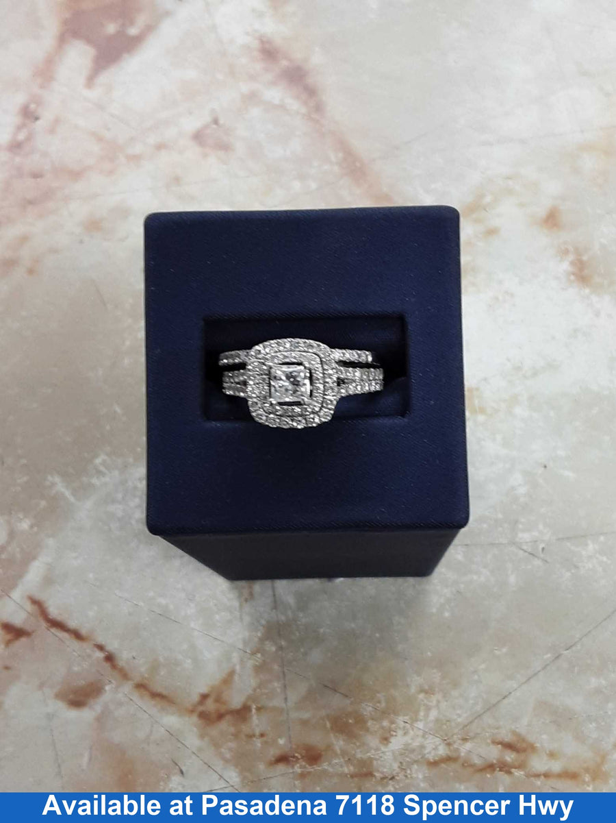 Ring - Wedding Set - Yellow Gold 14k (.585) 3.5 grams Size 20