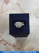 Ring - Wedding Set - Yellow Gold 14k (.585) 3.5 grams Size 20