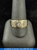 Men's Ring - Yellow Gold 14k (.585) 5.7 grams Size 7