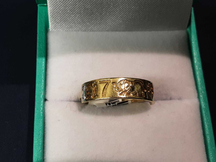 Women's Ring - Yellow Gold 10k (.417) 1.5 grams Size 7
