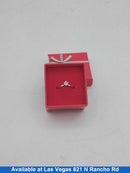 Women's Ring - Solitaire - Yellow Gold 14k (.585) 2.5 grams Size 20