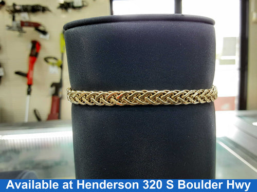 Fox Tail Bracelet - Yellow Gold 10k (.417) 7.2 grams 8 inch