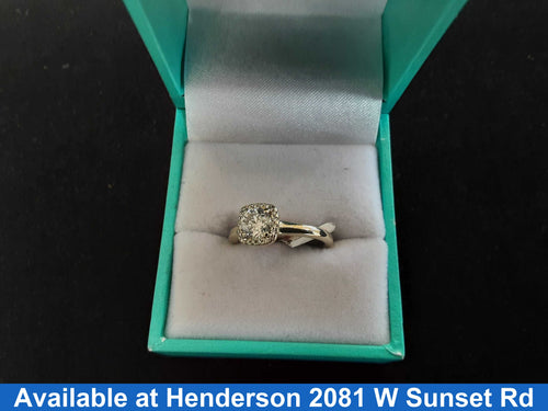 Ring - Engagement Set - White Gold 14k (.585) 3.5 grams Size 8
