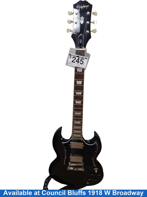 Epiphone Sg Standard Black Electric Classic Guitar