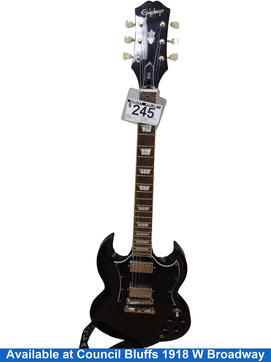 Epiphone Sg Standard Black Electric Classic Guitar