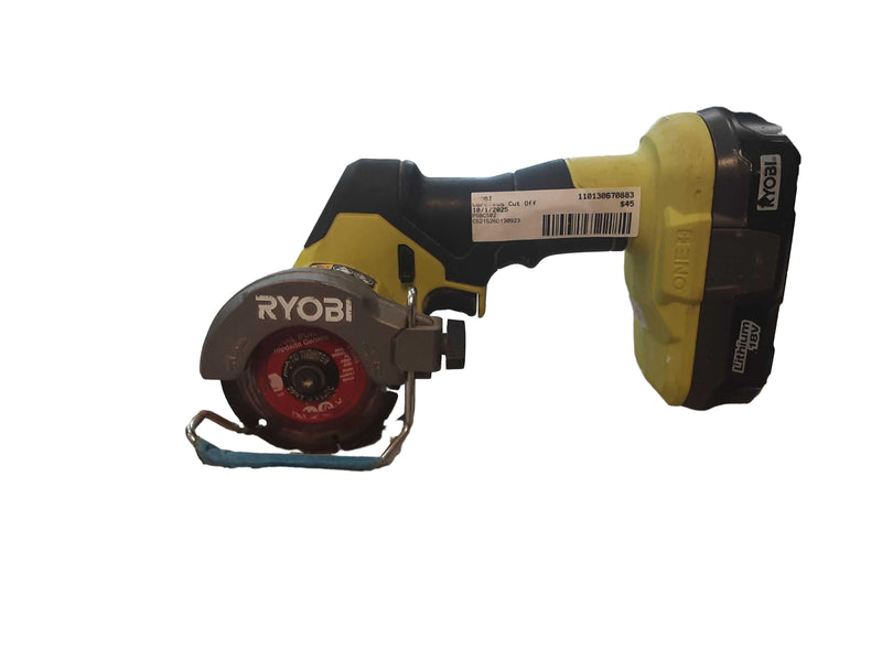 Ryobi Psbcs02 Green Cordless Cut Off Saw