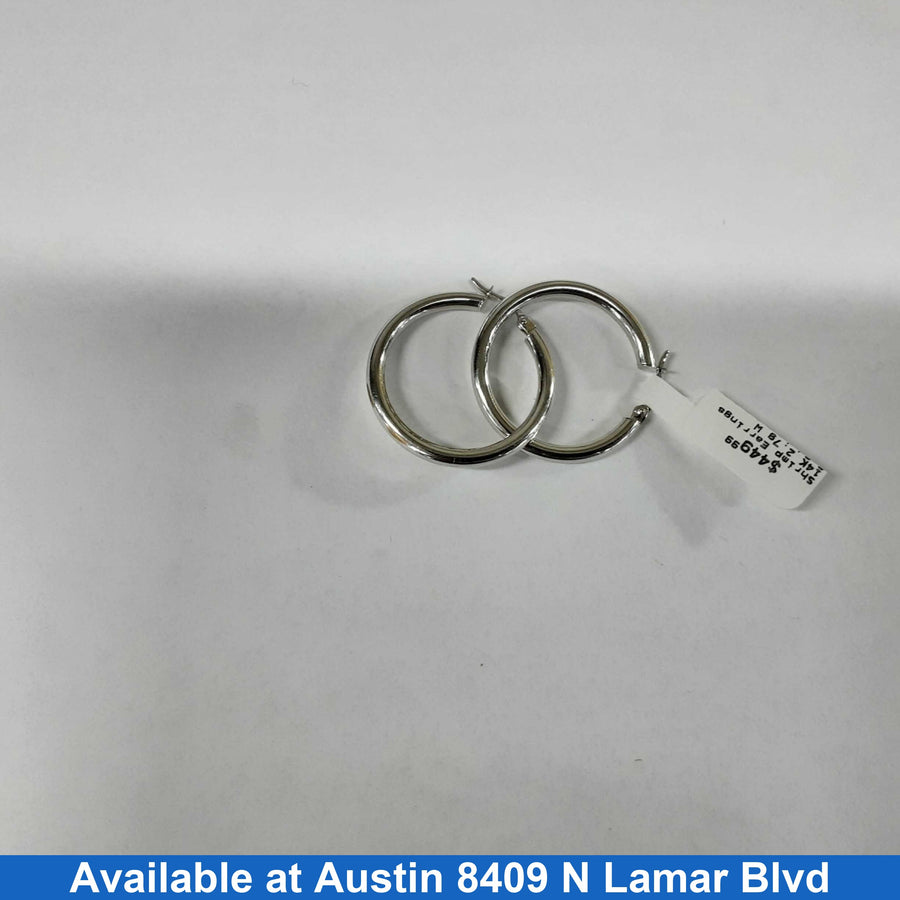 Shrimp Earrings - White Gold 14k (.585) 2.7 grams