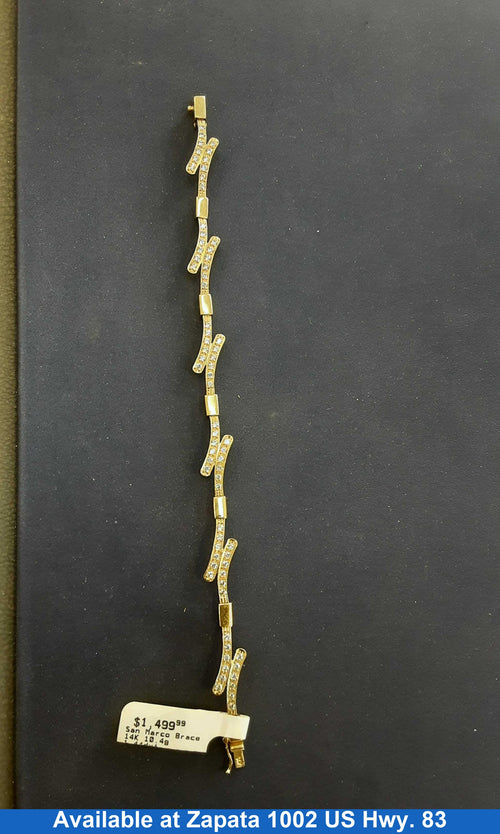 Bracelet - Yellow Gold 14k (.585) 10.4 grams 7 inch