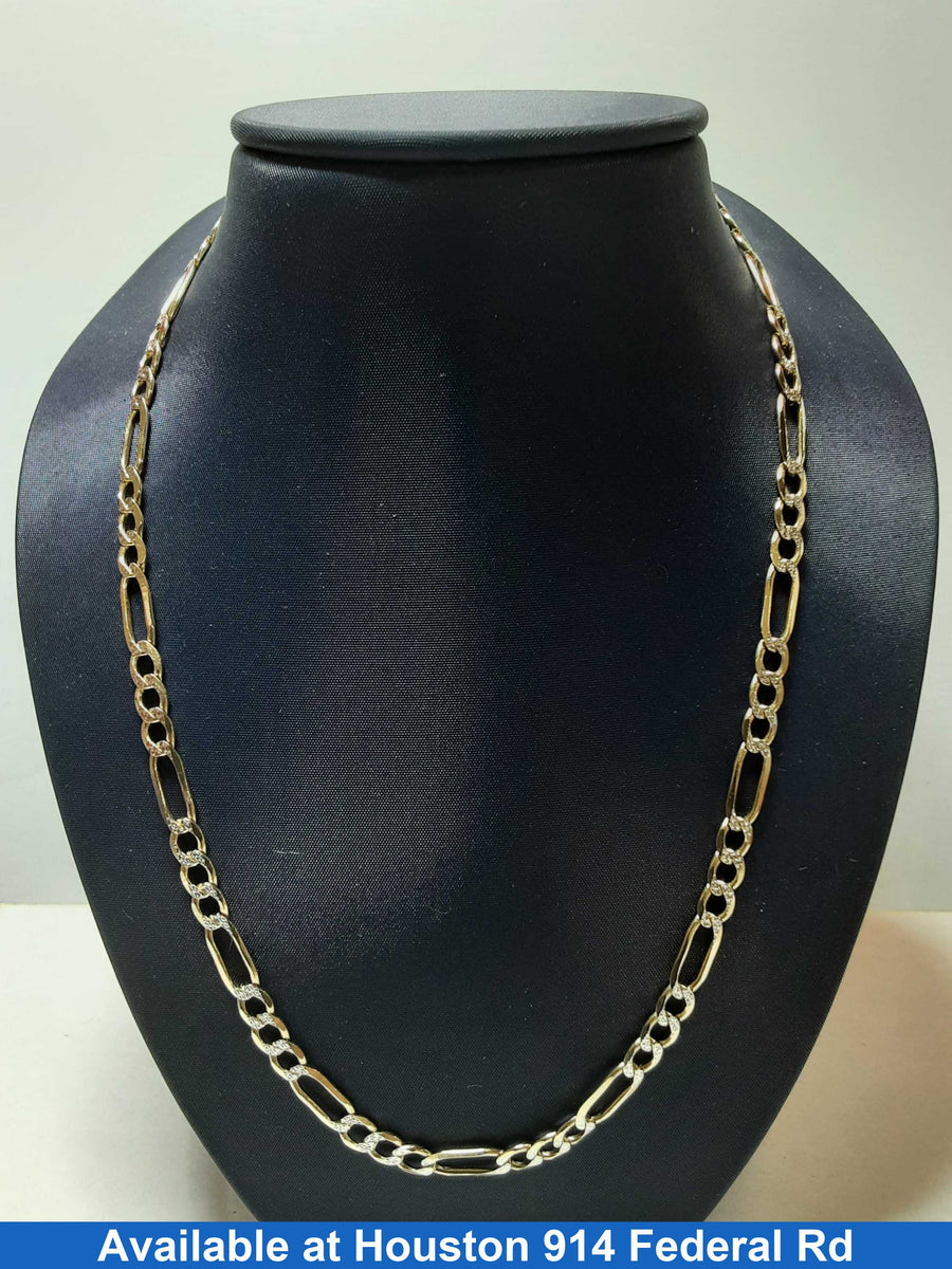 Figaro Chain - Yellow Gold 14k (.585) 21.1 grams 27 inch