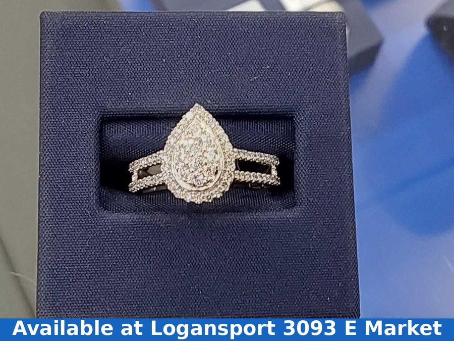 Ring - Wedding Set - Silver 3.1 grams Size 20