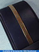 Bracelet - Tricolor Gold 10k (.417) 16.9 grams 7 inch
