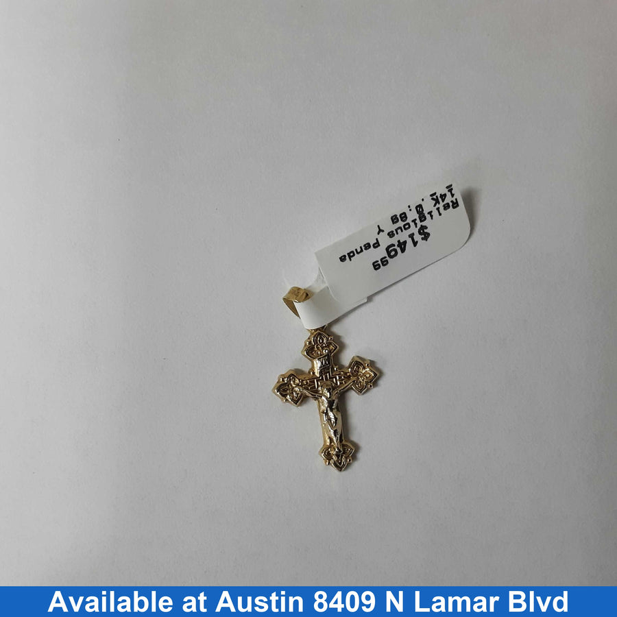 Religious Pendant - Yellow Gold 14k (.585) 0.8 grams