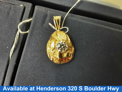 Nugget Pendant - Yellow Gold 14k (.585) 10.3 grams