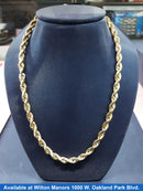 Rope Chain - Yellow Gold 10k (.417) 10.8 grams 24 inch