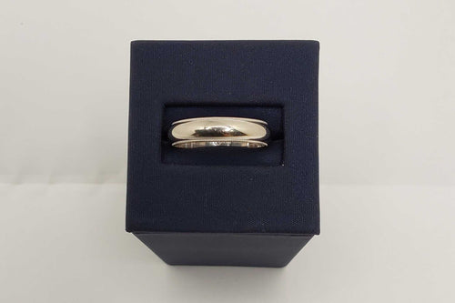 Ring - Wedding Band - White Gold 14k (.585) 4.47 grams Size 9.5