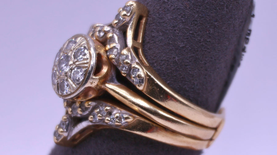 Women's Ring - Yellow Gold 14k (.585) 9.5 grams Size 8