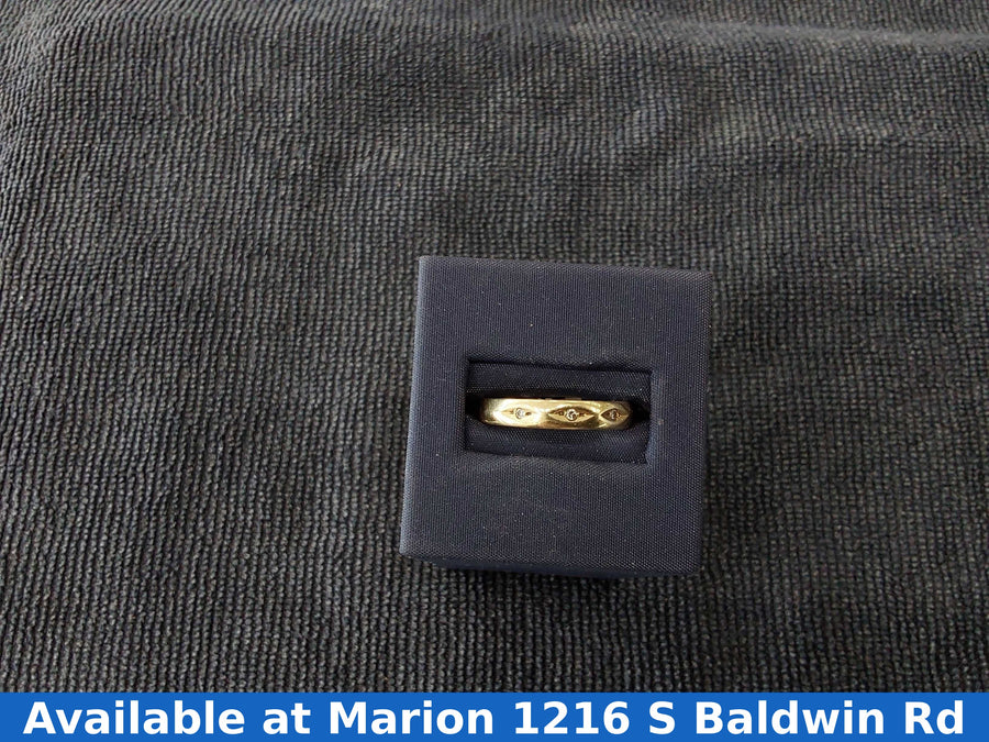 Ring - Wedding Band - Yellow Gold 14k (.585) 3 grams Size 10