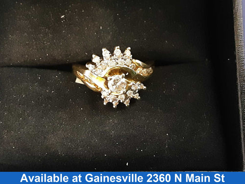 Women's Ring - Yellow Gold 10k (.417) 3.9 grams Size 7