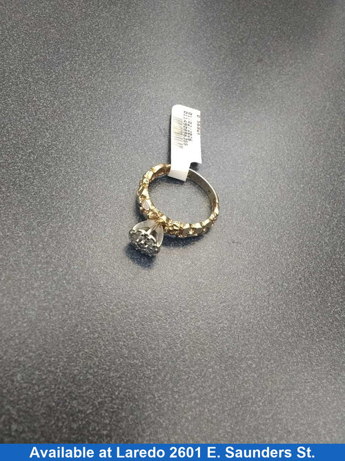 Women's Ring - Yellow Gold 14k (.585) 5.5 grams Size 9.5