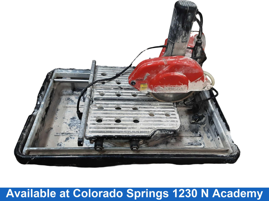 Husky Thd750l Red Corded Tile Saw