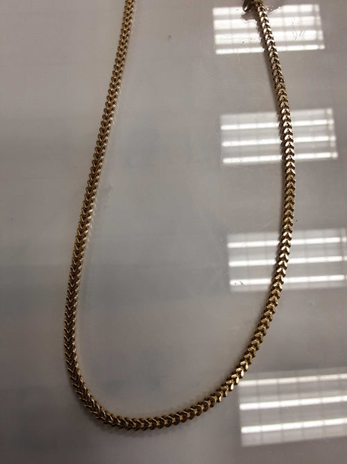 Fox Tail Chain - Yellow Gold 10k (.417) 9.9 grams 22 inch