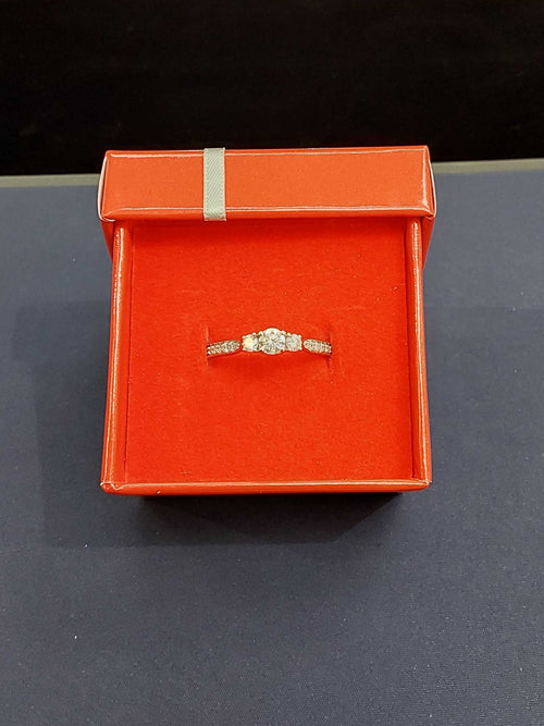 Women's Ring - Anniversary - White Gold 14k (.585) 2.9 grams Size 8