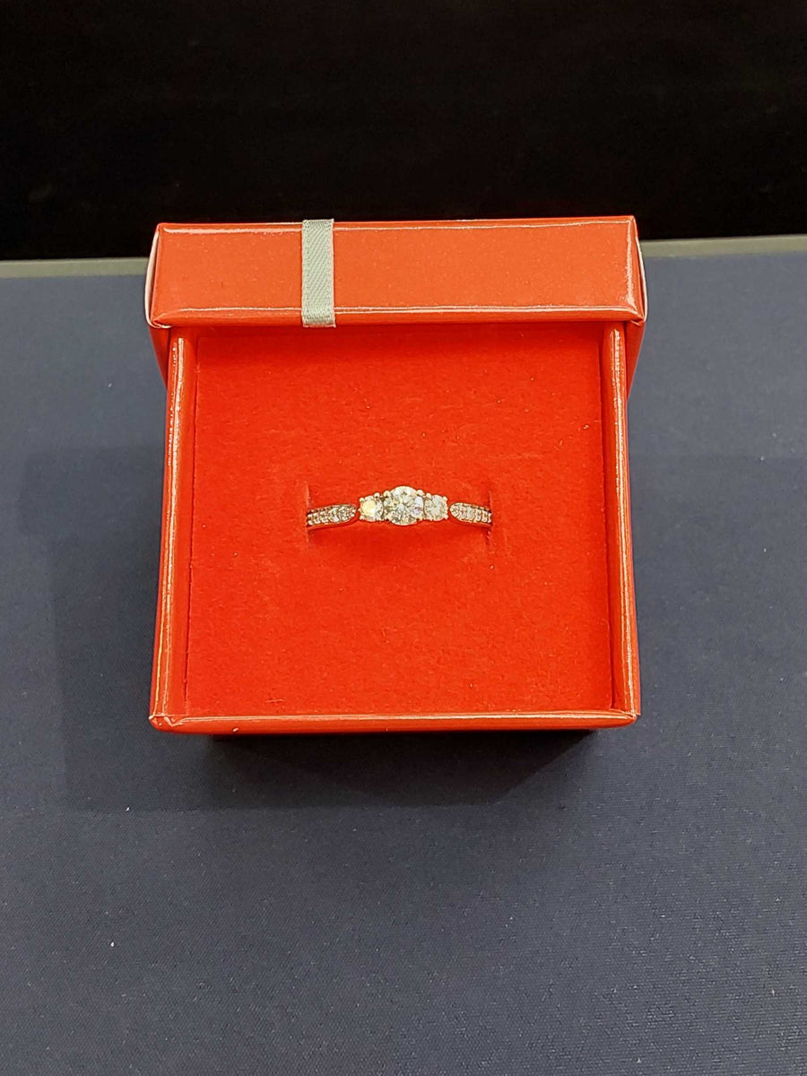 Women's Ring - Anniversary - White Gold 14k (.585) 2.9 grams Size 8