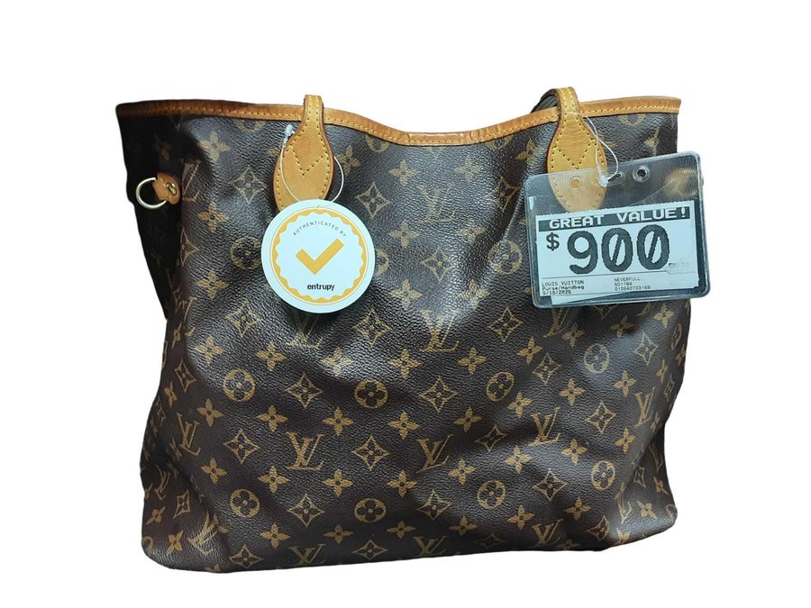 Louis Vuitton Neverfull Brown Purse / Handbag