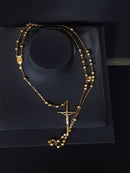 Bead Chain - Tricolor Gold 10k (.417) 14.2 grams 34 inch