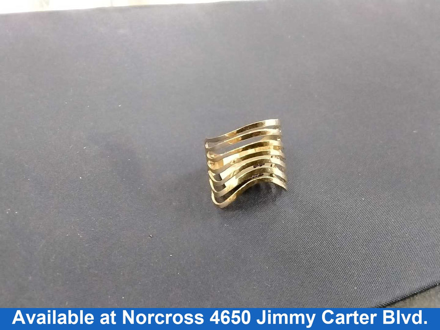 Women's Ring - Yellow Gold 10k (.417) 3.3 grams Size 6